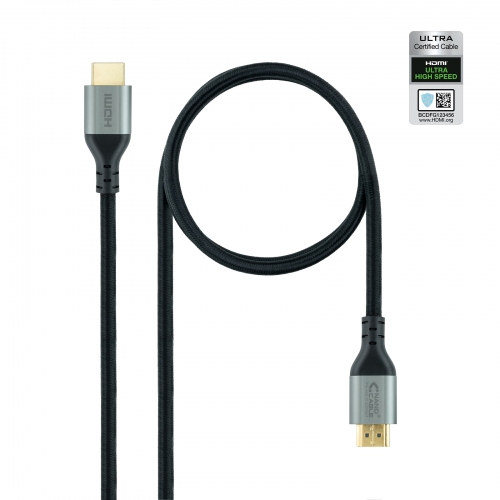 CABO HDMI 2.1 NANOCABLE ULTRA HIGH SPEED 2M PRETO