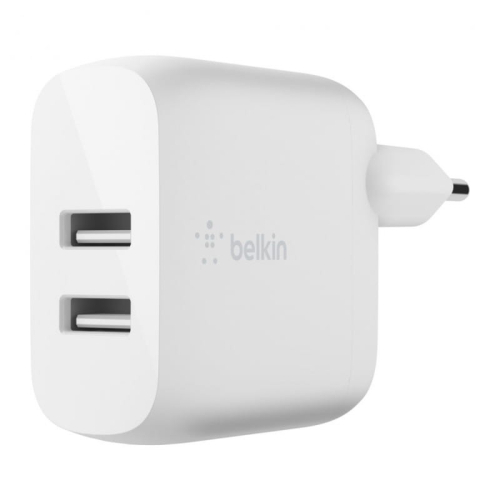 Belkin USB-A 24W Branco - Carregador Duplo