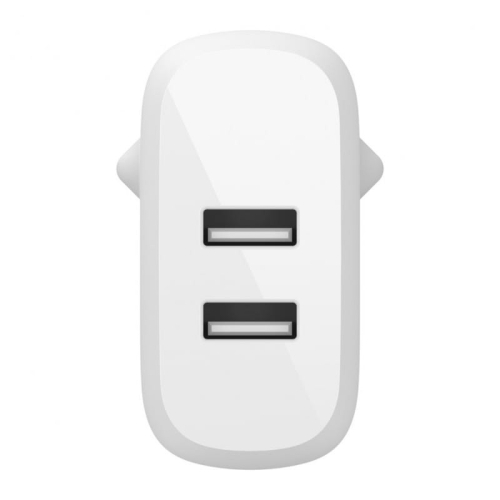 Belkin USB-A 24W Branco - Carregador Duplo