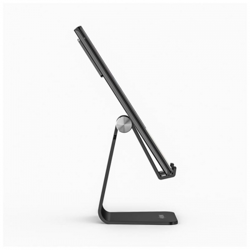 Suporte de secretária ajustável Aisens tamanho M (1 pivot) para telemóvel/tablet - Preto