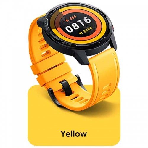 Pulseira de Silicone Original Xiaomi Watch S1 Active Amarelo