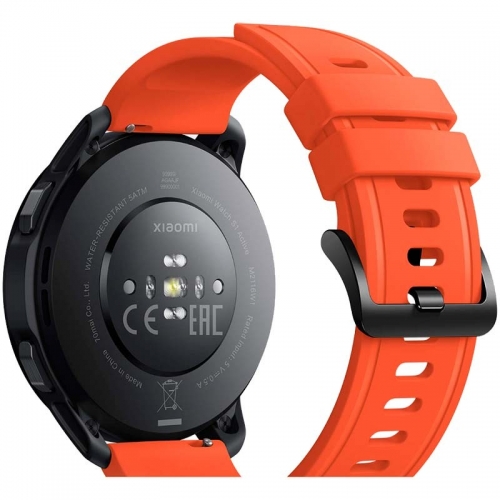 Pulseira de Silicone Original Xiaomi Watch S1 Active Laranja
