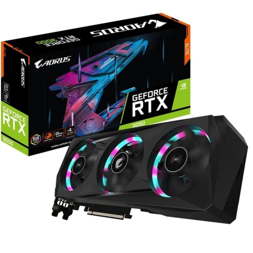 PLACA GRÁFICA GIGABYTE RTX 3050 AORUS 8GB GDDR6