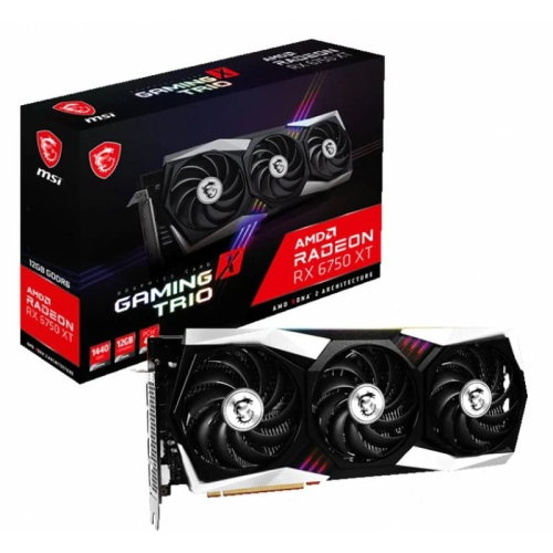 PLACA GRÁFICA MSI RX 6750XT GAMING X TRIO 12GB GDDR6