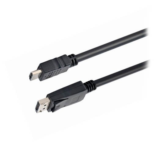 CABO DISPLAYPORT-HDMI DP(M) HDMI (M) 1.8M PHASAK
