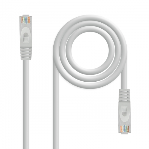 CABO REDE UTP CAT6A RJ45 NANOCABLE 3M GRIS