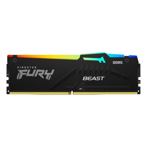 KINGSTON MEM 32GB 5200MT/S DDR5 CL40 DIMM FURY BEAST RGB
