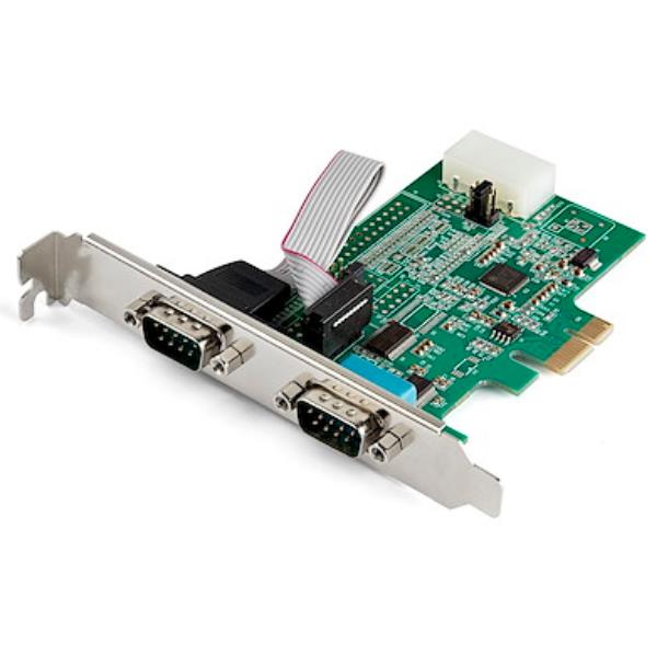 Placa PCI Express Serie de 2 Portas RS232 UART 16950