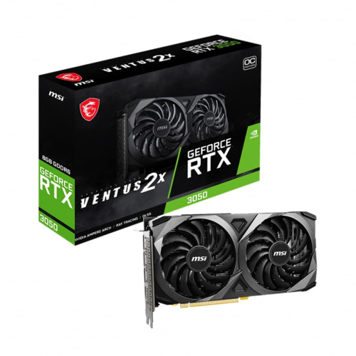 PLACA GRÁFICA MSI RTX 3050 VENTUS 2X 8GB GDDR6