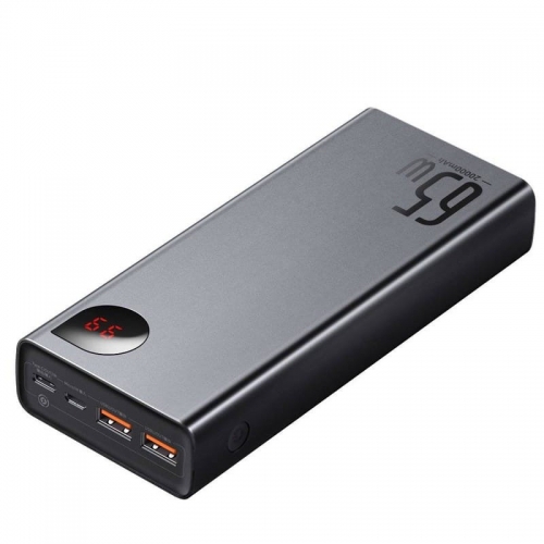 Baseus Adaman PowerBank 20000mAh 65W com Tela Preta - Powerbank