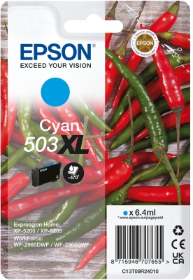 EPSON TINTEIRO AZUL 503XL XP5200/05/WF2960/65
