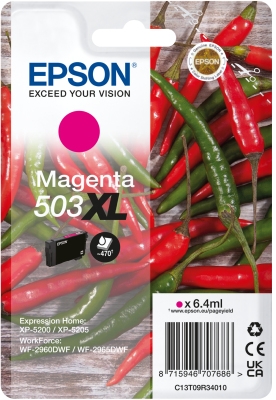 EPSON TINTEIRO MAGENTA 503XL XP5200/05/WF2960/65