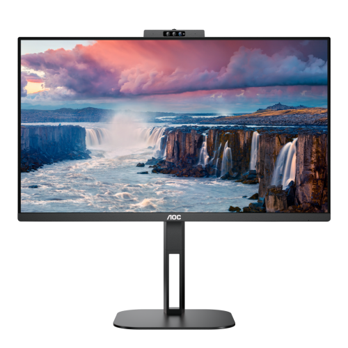 MONITOR AOC IPS 24"16:9 FHD HDMI DP USB-C COLUNAS WEBCAM HAS 24V5CW/BK