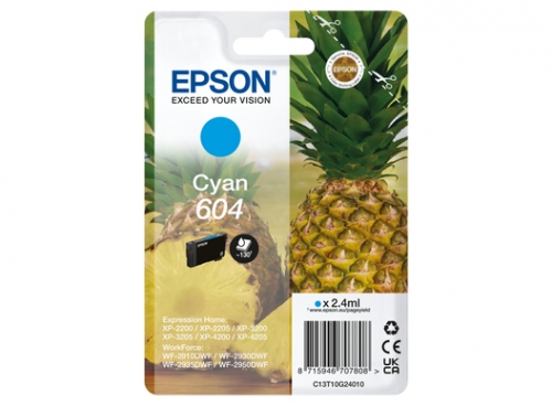 EPSON TINTEIRO AZUL 604 XP2200/05/3200/05/4200/05/WF2910/30/35/50