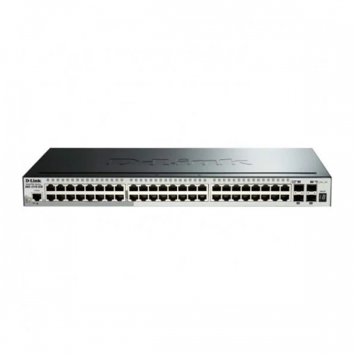 D-LINK 48-PORT 10/100/1000 GIGABIT STACKABLE SMART SWITCH + 4 10G SFP+
