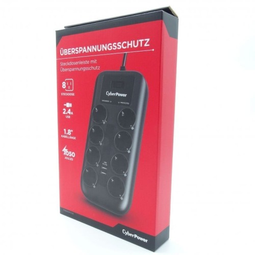 Power Strip CyberPower P0820SUF0-DE com proteção
