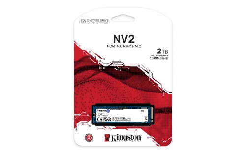 SSD M.2 PCIe 4.0 NVMe Kingston 2TB NV2-3500R/2800W