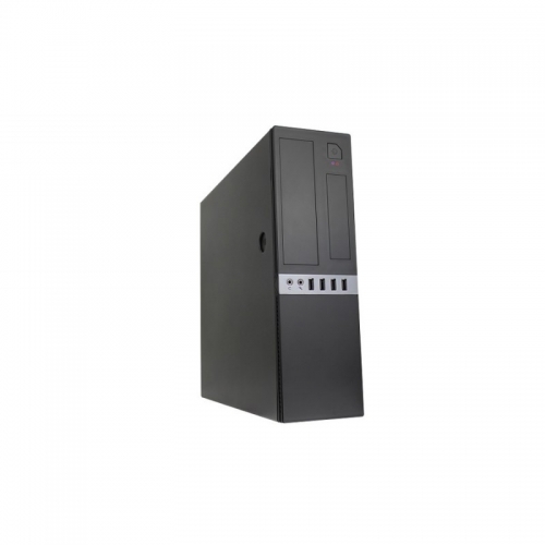 Caixa CoolBox Slim T450S Black USB 3.0 mATX c/ fonte 300W 80P Bronze TFX