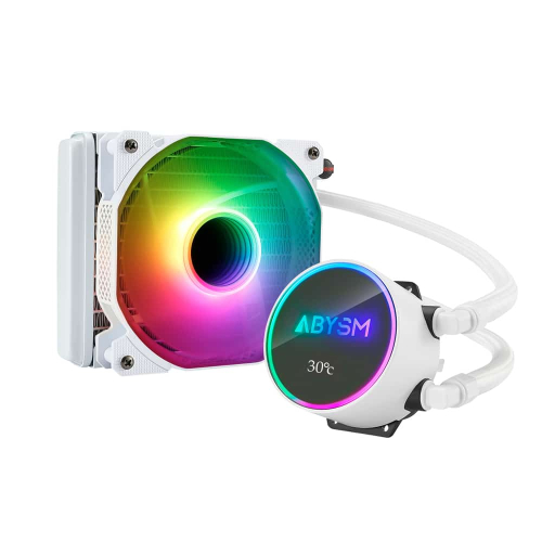 WATER COOLER CPU ABYSM LIQUID ARTIC WHITE 120 ARGB