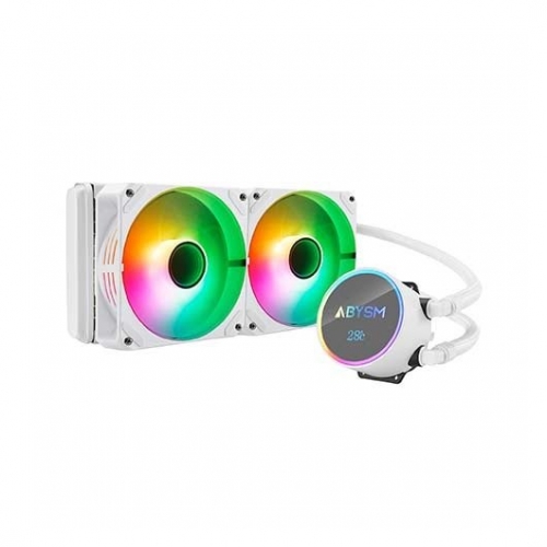 WATER COOLER CPU ABYSM LIQUID ARTIC WHITE 240 ARGB