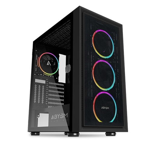 CAIXA ATX ABYSM DANUBE KAMP TEMPERED GLASS BLACK