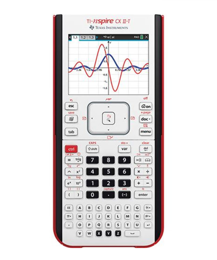 Calculadora gráfica digital a cores Texas Instruments TI-Nspire CX II-T,branca,E/D/I/NL/P/F