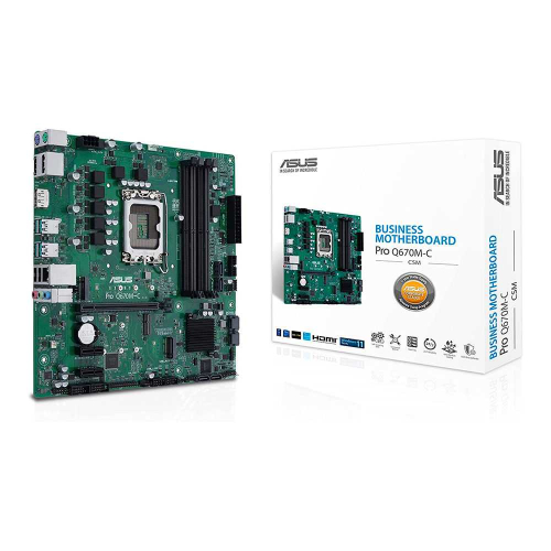 MB ASUS PRO Q670M-C-CSM SK LGA1700 4DDR5 HDMI/DP mATX