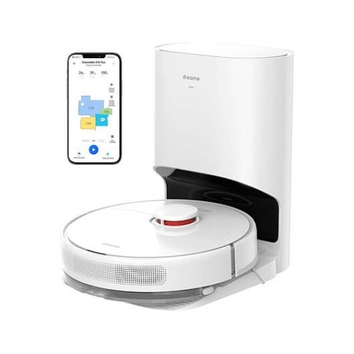 Robot Aspirador Dreame D10 Plus + Base Autolimpante Branco