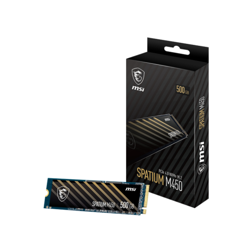 DISCO RIGIDO M2 SSD 500GB PCIE4 MSI SPATIUM M450