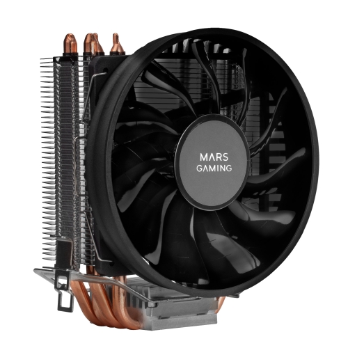 MARS GAMING COOLER MCPUBK BLACK STYLE SILENT PWM FAN 4X HEATPIPE 160W