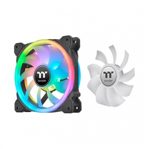 VENTILADOR 120X120 THERMALTAKE SWAFAN 12 RGB PE PACK 3UD