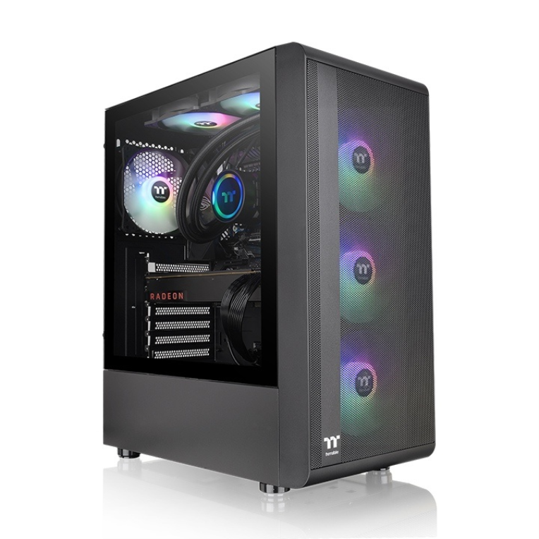 Caixa ATX THERMALTAKE S200 TG ARGB Preto
