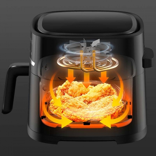 FRITADEIRA SEM OLEO XIAOMI MI AIR FRYER INTELIGENTE 6L BLACK