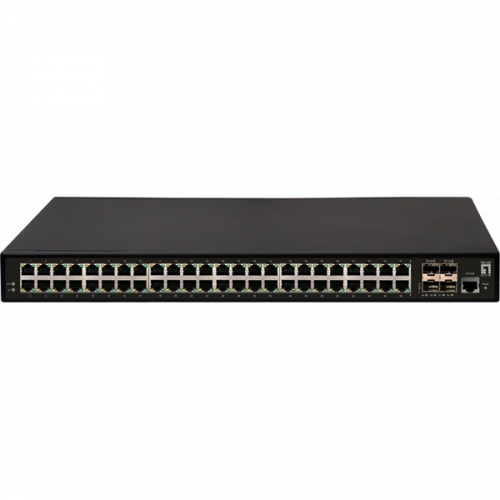LEVELONE SWITCH 52 PORTAS L3 MANAGED 48x GIGABIT RJ45 ,4x 10GBE SFP+