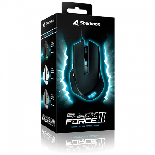 RATO GAMING SHARKOON SHARK FORCE II BRANCO USB 