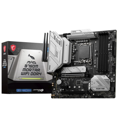 MOTHERBOARD MSI 1700 MAG B760M MORTAR WIFI DDR4