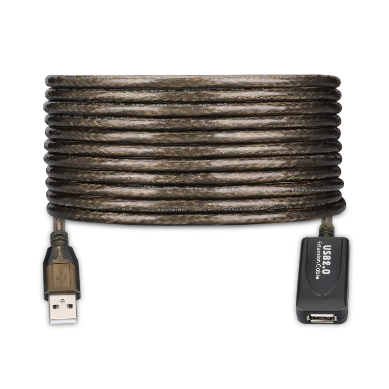 EWENT CABO EXTENSÃO USB 2.0 M/F AMPLIFICADA 10MT