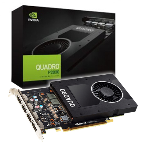 VGA PNY nVIDIA QUADRO P2000 5GB GDDR5 PCIe 3.0 16x 4DP1.4/4DVI