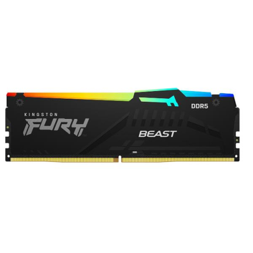 MEMORIA RAM DDR5 8GB 6000MHz KINGSTON FURY BEAST RGB