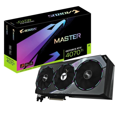 PLACA GRÁFICA GIGABYTE RTX 4070TI AORUS MASTER GDDR6X