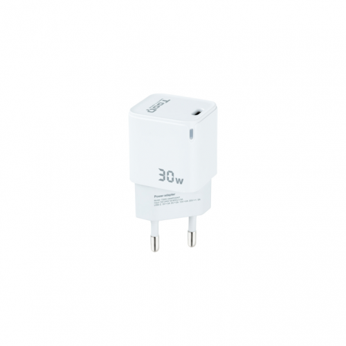 CARREGADOR USB-C TOOQ 30W BRANCO