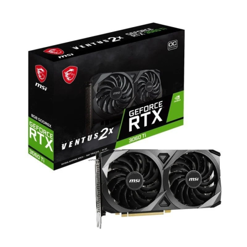 PLACA GRÁFICA MSI RTX 3060TI VENTUS 2X OC 8GB GDDR6X