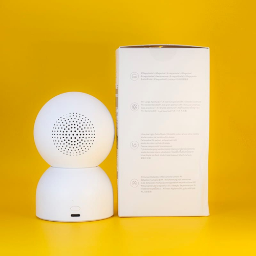 Câmara de vigilância Xiaomi Smart Camera C400 2K WiFi - Visão horizontal completa de 360° - Deteção humana