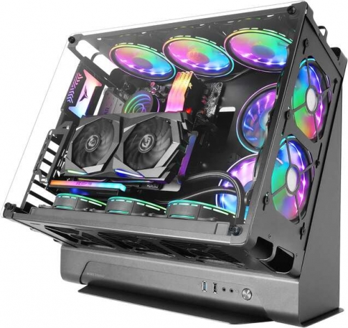 MARS GAMING CAIXA ATX XL CUSTOMER PREMIUM MCB SIDE GLASS DUAL CH BLACK