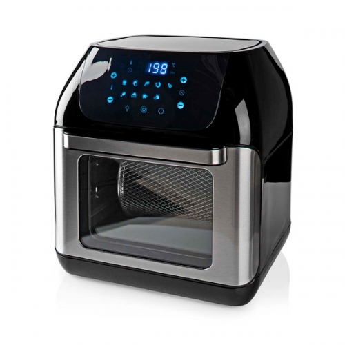 NEDIS HOT AIR FRYER 12 L TIMER:60 MIN DIGITAL BLACK