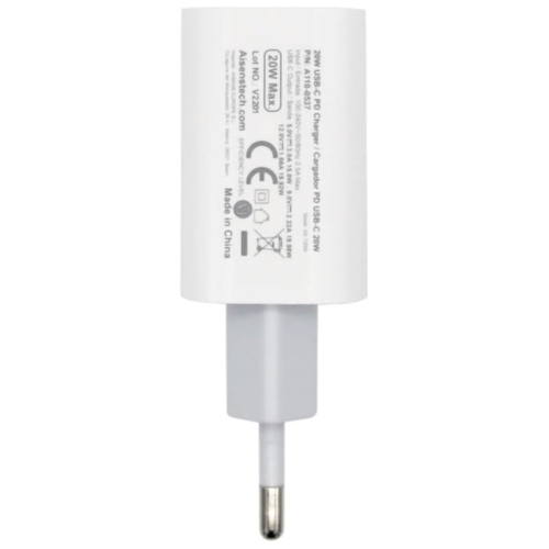 Carregador Aisens USB-C PD3.0 20W Branco