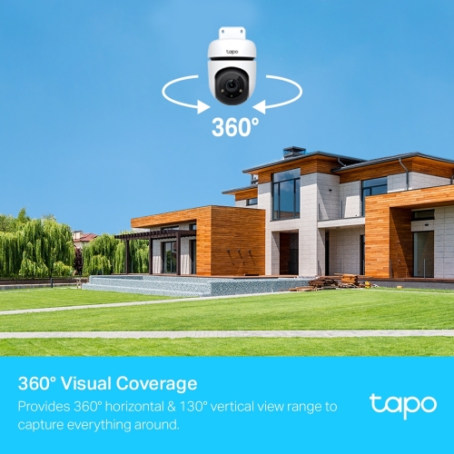 Câmera de Segurança TP-Link Tilt Security Wi-Fi,Smart Detection and Notifiction,Exterior,IP65