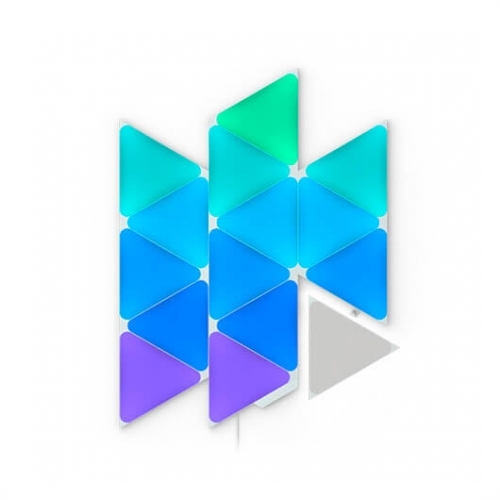 PAINEL LED NANOLEAF SHAPES TRIANGLES STARTERKIT 15PK