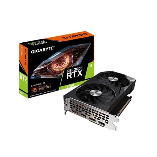 PLACA GRÁFICA GIGABYTE RTX 3060 GAMING OC 8GB GDDR6