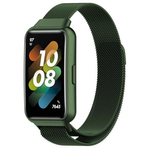 Pulseira Huawei Band 7 Milanesa Magnética Verde Floresta
